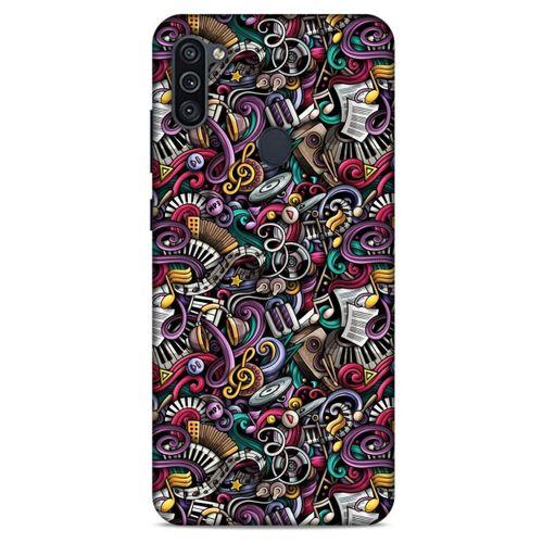 Graffitix (4) Desenli Silikon Kapak Samsung Galaxy M11 Kılıf