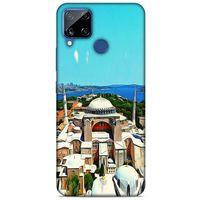 Oppo Realme C15 Kılıf Dünya Mimarisi (10) Full Koruma Kılıfı Ayasofya