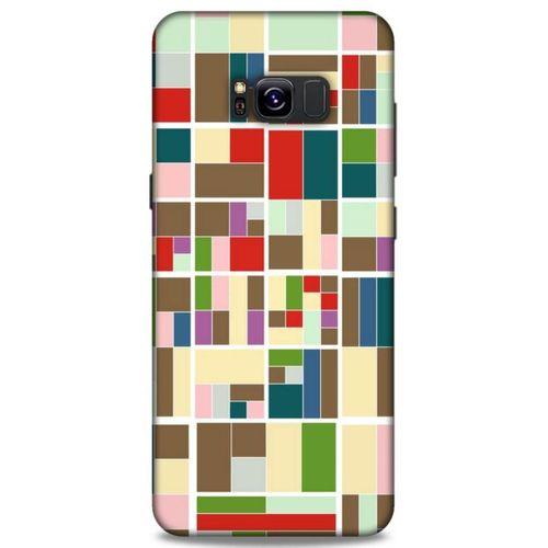 Lopard Samsung Galaxy S8 Plus Uyumlu Kılıf Soyut Sanat (47) Baskılı Crystal Flex Kılıf