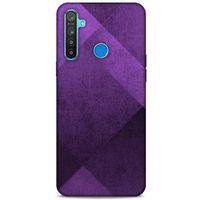 Realme 5i Uyumlu Kılıf Mor Delisi (16) Kalın Kılıf Üçgen