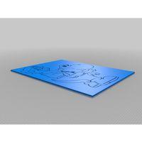 Mario ve Yoshi Şablonu 2D (Bu ürün Sadece Plastik parçadır - Almadan Önce Soru Sorabilirsiniz)