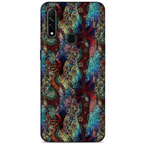 Oppo A31 Kılıf Baskılı Özel Seri Taşlı (43) Thin Fit Kılıf