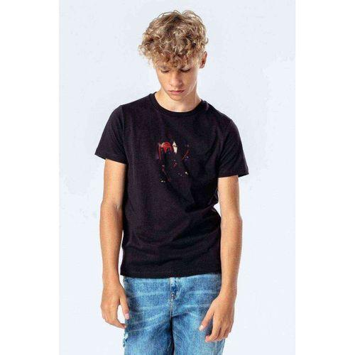Anime Akatsuki Baskılı Unisex Çocuk Siyah T-shirt