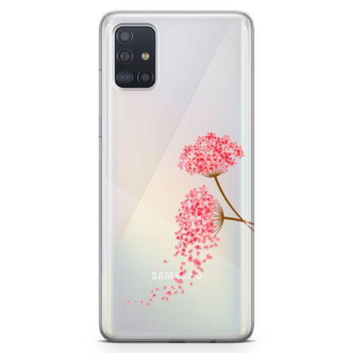 Samsung Galaxy A51 Kılıf Hüzünlü Ortanca Arka Kapak Koruma Desenli Full Koruyucu