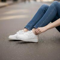 X-Step 2031 Beyaz Düz Taban Fuspetli Spor Ayakkabı