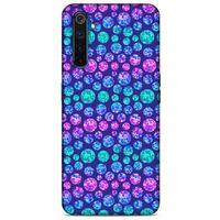 Geometrix 58 Oppo Realme 6 Kılıf Silikon Kapak