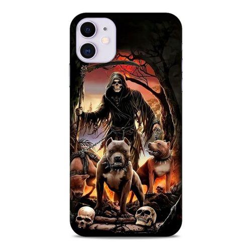 Apple Iphone 11 Uyumlu Kılıf Motorsiklet (28) Arka Kapak İskelet