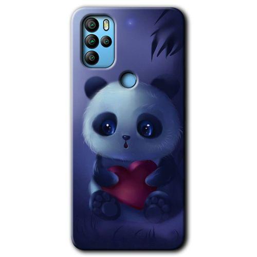 General Mobile GM 21 Pro HD Baskılı Kılıf + 9D Tam Ekran Koruyucu - Bebek Panda