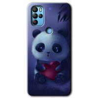 General Mobile GM 21 Pro HD Baskılı Kılıf + 9D Tam Ekran Koruyucu - Bebek Panda