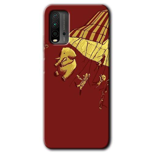 Poco M3 Kılıf HD Desen Baskılı Arka Kapak + Temperli Cam - Zoo