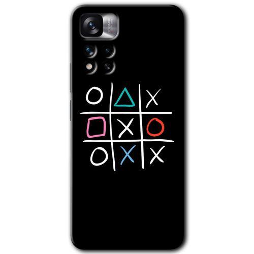 MRCİLETİSİM Xiaomi Redmi Note 11 Pro Plus 5G Kılıf HD Desen Baskılı Arka Kapak+Temperli Cam - Sauce