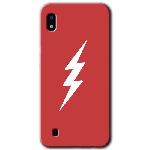 Galaxy A10 Kılıf HD Desen Baskılı Arka Kapak - Flash Logo