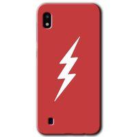 Galaxy A10 Kılıf HD Desen Baskılı Arka Kapak - Flash Logo