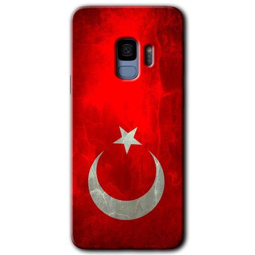 Galaxy S9 Kılıf HD Desen Baskılı Arka Kapak - Albayrak