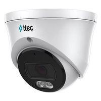 Ttec IPDP-4330M-WMS/SL 4MP 2.8mm Sabit Spot Işıklı Lensli Mikrofonlu IP Dome Kamera