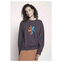 Silhouette Portal Baskılı Füme Antrasit Kadın Sweatshirt