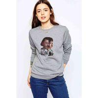 Mathilda & Leon Sevginin Gücü The Baskılı Gri Kadın Sweatshirt