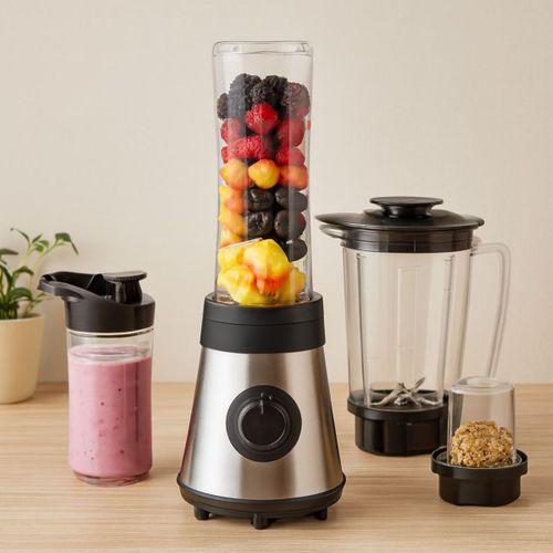 Smoothie Blender 500W - 800 ml Hazneli, Buz Kırıcı ve Kahve Öğütücü