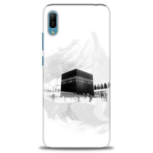 Huawei Y6 2019 Kılıf HD Baskılı Kılıf - Kabe-i Münevvere + Tam Ekran Koruyucu