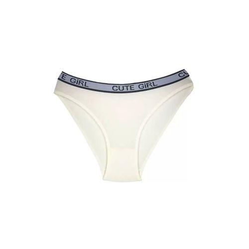 10 Adet Beli Yazılı Pamuklu Kalın Lastik Kadın Slip Külot