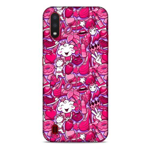 Graffitix (5) Desenli Silikon Kapak Samsung Galaxy A01 Kılıf