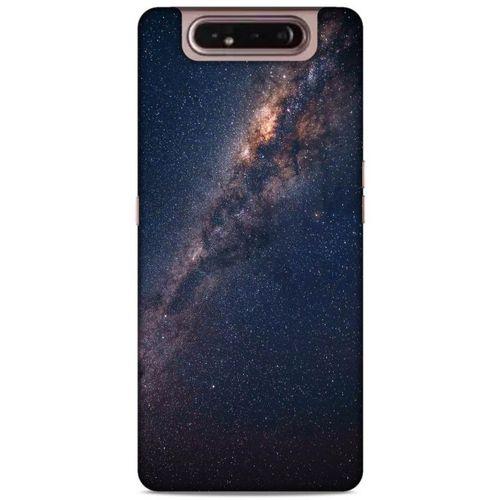 Lopard Samsung Galaxy A80 Uyumlu Kılıf Gece'S (8) Baskılı Kılıf Lacivert
