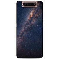 Lopard Samsung Galaxy A80 Uyumlu Kılıf Gece'S (8) Baskılı Kılıf Lacivert