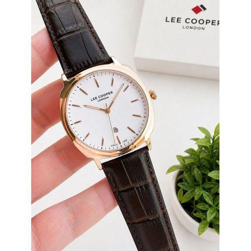Lee Cooper Deri Kordon Takvimli Kadran 2 Yıl Garantili 5 Atm Suya Dayanıklı Erkek Kol Saati 8248.432