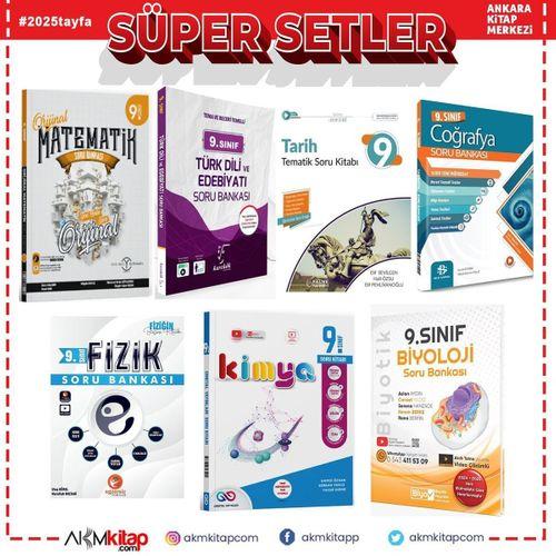 AKM Kitap 9.Sınıf 2025 Müfredatına Uygun Süper Set 7 Kitap
