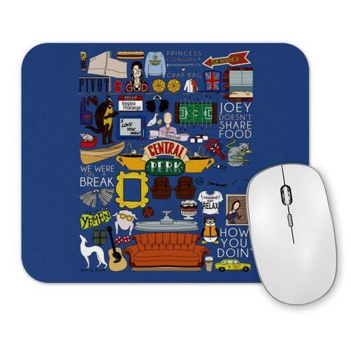 Friends Collage Mouse Pad