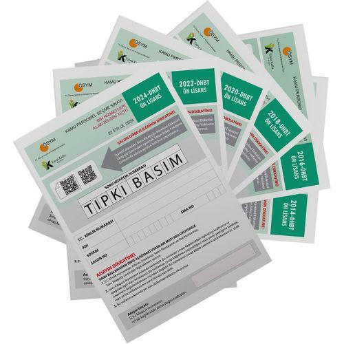 2026 KPSS-DHBT Ön Lisans ÖSYM Çıkmış Soru Tıpkı Basım 6lı Kitapçık Türkiye Geneli Deneme Paketi