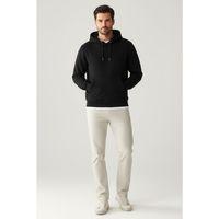 Erkek Kapşonlu Rahat Kalıp İçi Polarlı 3 iplik Kalın SweatShırt spr25sw55