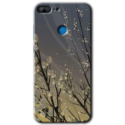 Honor 9 Lite Kılıf HD Desen Baskılı Arka Kapak - Branches Flowers