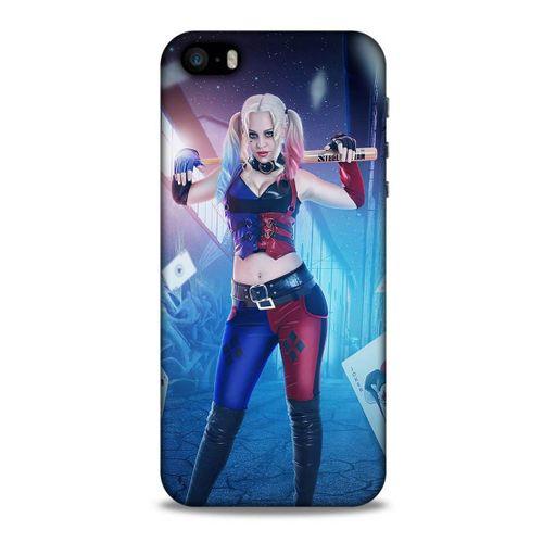 Apple Iphone 5 Uyumlu Kılıf Harley Quinn (31) TPU Kılıf Lavanta mavisi