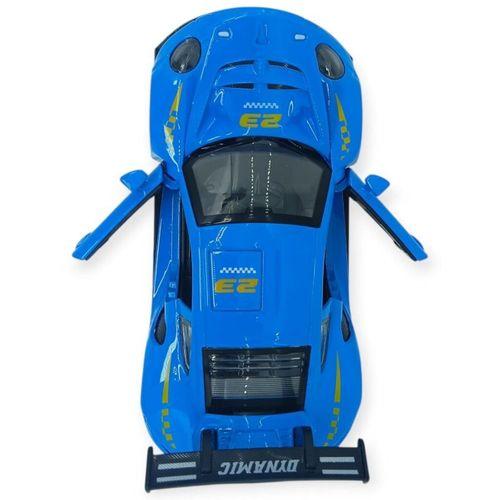 Sesli Işıklı Spor Araba 15 cm - 3291D - Mavi