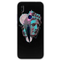 Xiaomi Redmi Note 7 HD Baskılı Kılıf + 9D Tam Ekran Koruyucu - Heykel