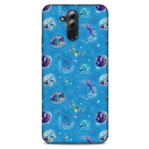 Huawei Mate 20 Lite Kılıf Baskılı Özel Seri Taşlı (44) Tough Armor Kılıf