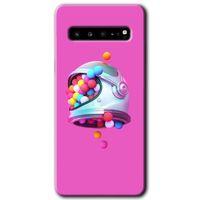 Galaxy S10 Plus Kılıf HD Desen Baskılı Arka Kapak - Uzay Başlığı