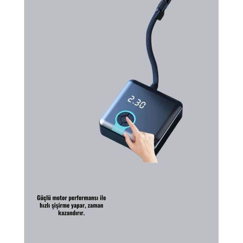 Dijital Ekranlı Taşınabilir Akıllı Araç Hava Kompresörü