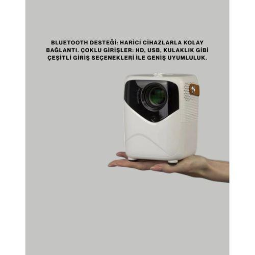 Android Sistemli Mini Projektör – Uygulama Destekli Akıllı Kullanım