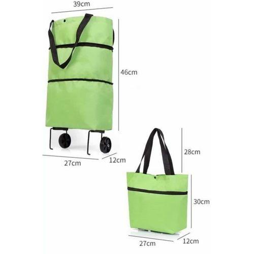 Alışveriş Çantası Katlanabilir Pazar Arabası Tekerlekli Pazar Arabası Katlanabilir