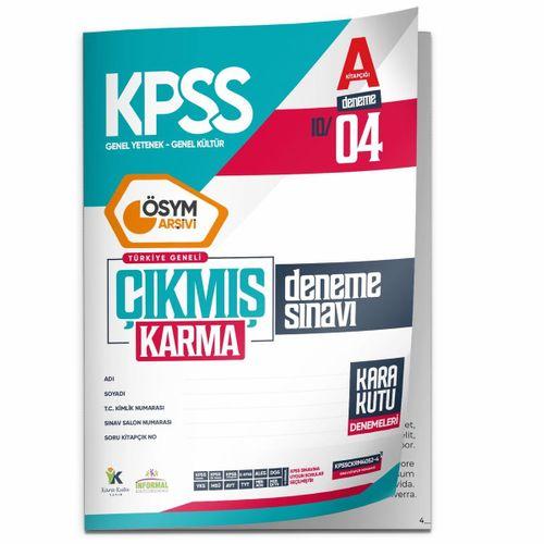 2026 KPSS ÖSYM Arşivi Çıkmış Soru Karma Genel Yetenek Genel Kültür D Çözümlü Deneme 10/4 Kitapçık