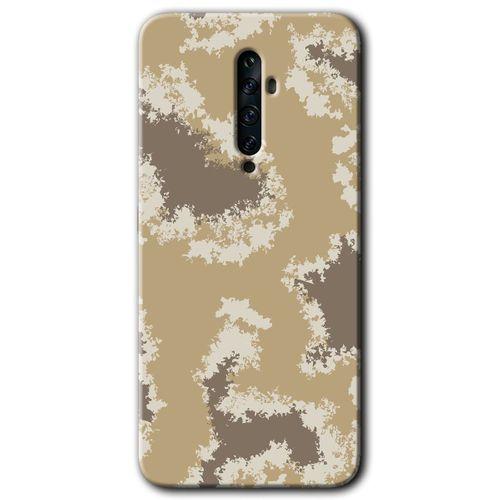 Oppo Reno 2z Kılıf Baskılı Arka Kapak - Kamuflaj 33 +Tam Ekran Koruyucu