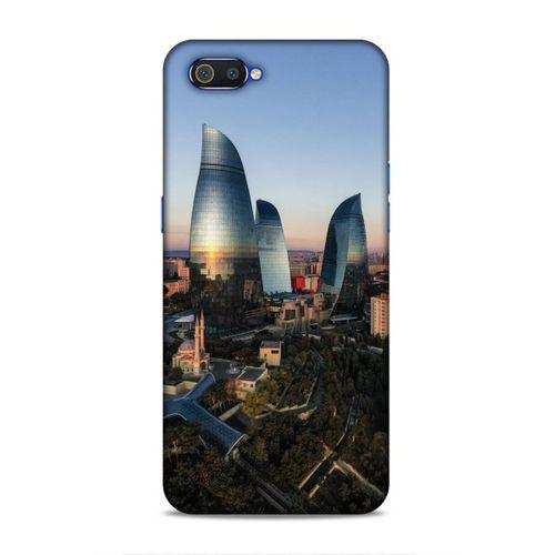 Realme C2 Uyumlu Kılıf Azarbaijan (32) Soft Silikon Kılıf Azerbaycan Kuleleri