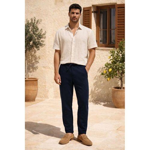 Herbert Nova Pike Kumaş Regular Fit Jogger Erkek Pantolon - Lacivert