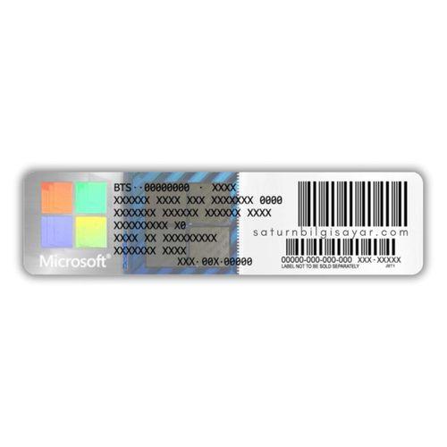 Microsoft Windows 11 Pro Türkçe Oem (64 Bit) FQC-10556 Lisans Etiketi