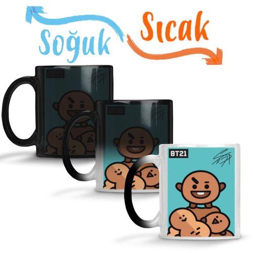 Bt21 Shooky Bts Sihirli Kupa Bardak Porselen