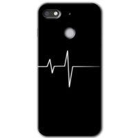 General Mobile GM 8 Go Kılıf HD Desen Baskılı Arka Kapak + Temperli Cam - Heart Rytm