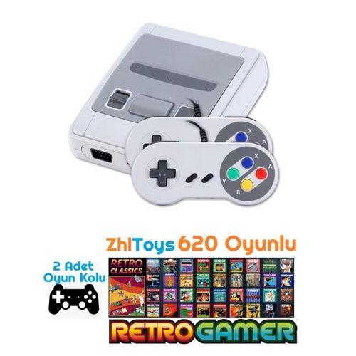 Zhltoys 620 Oyunlu Mini Retro Atari Oyun Konsolu Klasik Oyunlu Tv Atarisi 2 Kollu Oyun Konsolu