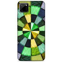 Oppo Realme C11 Kılıf Patchwork (36) Glitter Kılıf Yeşil Tonları